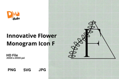 Innovative Flower Monogram Icon Product Image 1