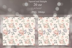 Floral Tumbler Sublimation Bundle | Roses Tumbler Wrap 20oz Product Image 7