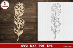 Floral Bookmarks SVG Bundle | Laser Cut File Product Image 4
