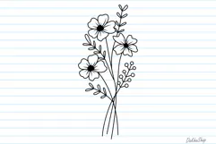 Flower Svg, Flower Meadow Svg, Wildflower Svg, flowers Svg. Product Image 6