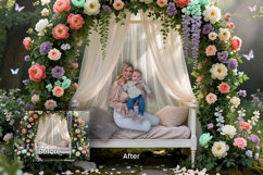 41 Flower Arch Digital Backdrops Product Image 6