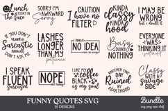 Funny Quotes SVG PNG Product Image 1
