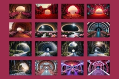 16 Galaxy Bloom Digital Backdrops Product Image 6