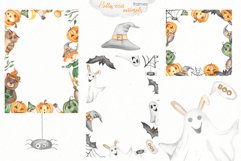 Halloween animals watercolor Product Image 6