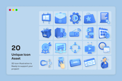 Advertising &amp; Campaign 3D Icon Set Product Image 6