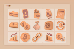 Modern FinTech 3D Icon Collection Product Image 6