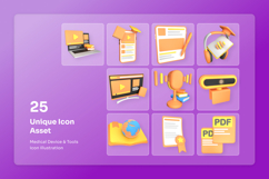 E-Learning and Online Course 3D Icon Pack Product Image 6