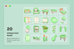 Interior Decor 3D Icon Collection Product Image 6