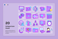 Marketing 3D Icon Collection Product Image 6