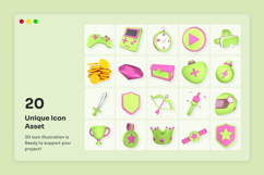 Colorful 3D Game Icon Set Product Image 6