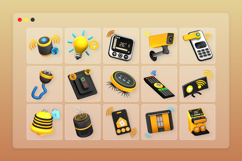 Smart Gadget 3D Icon Set Product Image 6