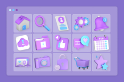 Essential 3D Icons for Mobile UI Design Product Image 6