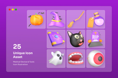 Spooky Halloween 3D Icon Pack Product Image 6