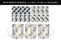 Alcohol Ink 11oz, 15oz Mug Sublimation | Mug Wrap PNG Product Image 1