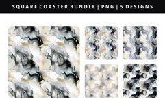 Alcohol Ink Square Coaster Design | Square Coaster PNG Product Image 1