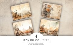 Junk Journal Digital Paper Bi-fold Product Image 1