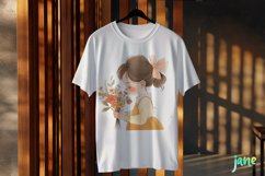 Joyful Young Girl Sublimation Clipart Product Image 3