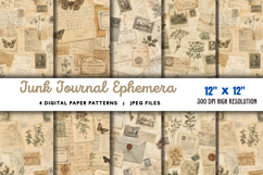 Junk Journal Ephemera Kit JPG Product Image 1