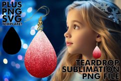 Ombre Magic in Glitter: Teardrop Earring Collection Product Image 1