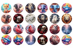 Round Wind Spinner Sublimation Bundle | Wind Spinner PNG Product Image 6