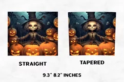 Creepy Halloween Tumbler Wrap PNG | Halloween Tumbler Wrap Product Image 6