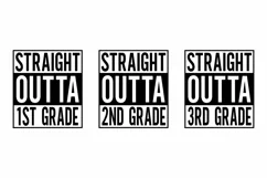 Straight Outta SVG Files| Pre-k Preschool Kindergarten Product Image 7