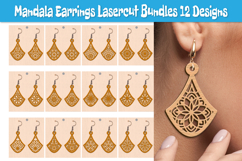 Mandala Earring Lasercut BUNDLES Product Image 1