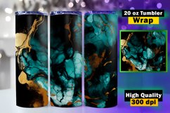 Marble tumbler sublimation. Tumbler wrap Painted tumbler. Product Image 1