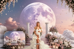 32 Moonlight Maternity Digital Backdrops Product Image 2