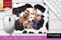 Animal Print Photo Mouse Pad PNG - Wild Animal Picture Frame Product Image 1