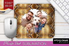 Animal Print Photo Mouse Pad PNG - Wild Animal Picture Frame Product Image 1