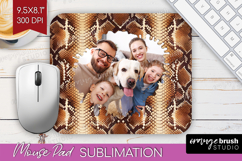 Animal Print Photo Mouse Pad PNG - Wild Animal Picture Frame Product Image 1