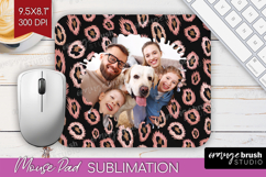 Animal Print Photo Mouse Pad PNG - Wild Animal Picture Frame Product Image 1