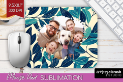 Eucalyptus Photo Mouse Pad PNG - Botanical Picture Frame Pad Product Image 1