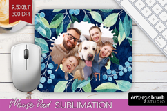 Eucalyptus Photo Mouse Pad PNG - Botanical Picture Frame Pad Product Image 1