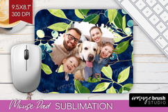 Eucalyptus Photo Mouse Pad PNG - Botanical Picture Frame Pad Product Image 1