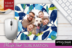 Eucalyptus Photo Mouse Pad PNG - Botanical Picture Frame Pad Product Image 1