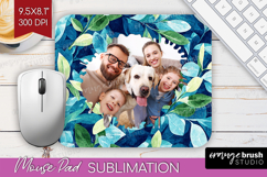 Eucalyptus Photo Mouse Pad PNG - Botanical Picture Frame Pad Product Image 1