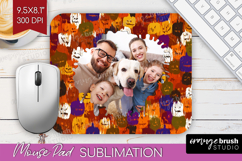 Halloween Photo Mouse Pad PNG - Brush Stroke Picture Frame Product Image 1