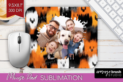 Halloween Photo Mouse Pad PNG - Brush Stroke Picture Frame Product Image 1