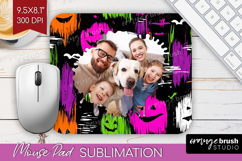 Halloween Photo Mouse Pad PNG - Brush Stroke Picture Frame Product Image 1