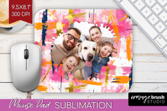 Brush Stroke Photo Mouse Pad PNG - Abstract Texture Picture Product Image 1