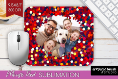 Glitter Photo Mouse Pad PNG - Sparkle Picture Frame Mouse Product Image 1