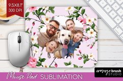 Spring Photo Mouse Pad PNG - Flowers Picture Frame Mouse Pad Product Image 1