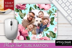 Spring Photo Mouse Pad PNG - Flowers Picture Frame Mouse Pad Product Image 1