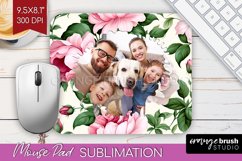 Spring Photo Mouse Pad PNG - Flowers Picture Frame Mouse Pad Product Image 1