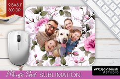 Spring Photo Mouse Pad PNG - Flowers Picture Frame Mouse Pad Product Image 1