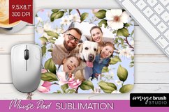 Spring Photo Mouse Pad PNG - Flowers Picture Frame Mouse Pad Product Image 1