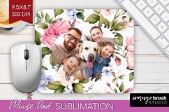 Spring Photo Mouse Pad PNG - Flowers Picture Frame Mouse Pad Product Image 1