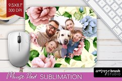 Spring Photo Mouse Pad PNG - Flowers Picture Frame Mouse Pad Product Image 1